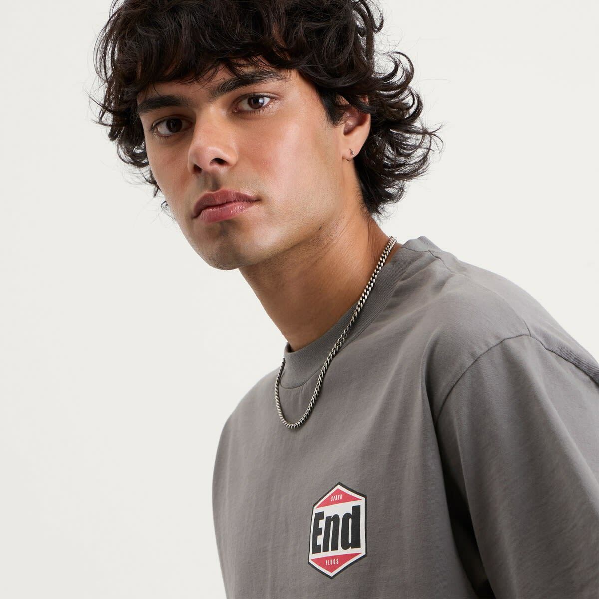 END. Sparks T-Shirt in Grey