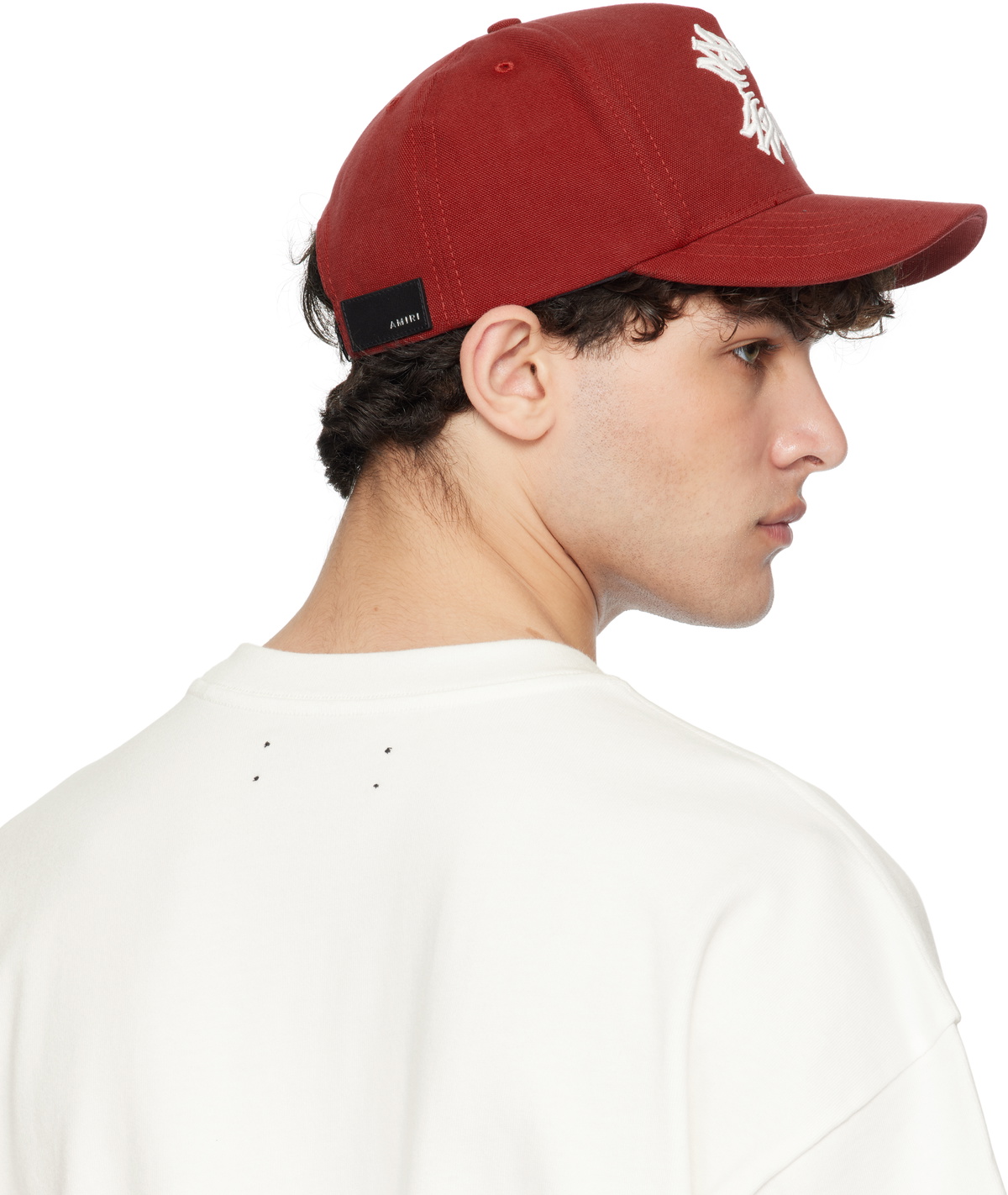 AMIRI アミリ　MA QUAD CANVAS HAT RED AMIRI Red 'MA' Quad Canvas Cap Amiri