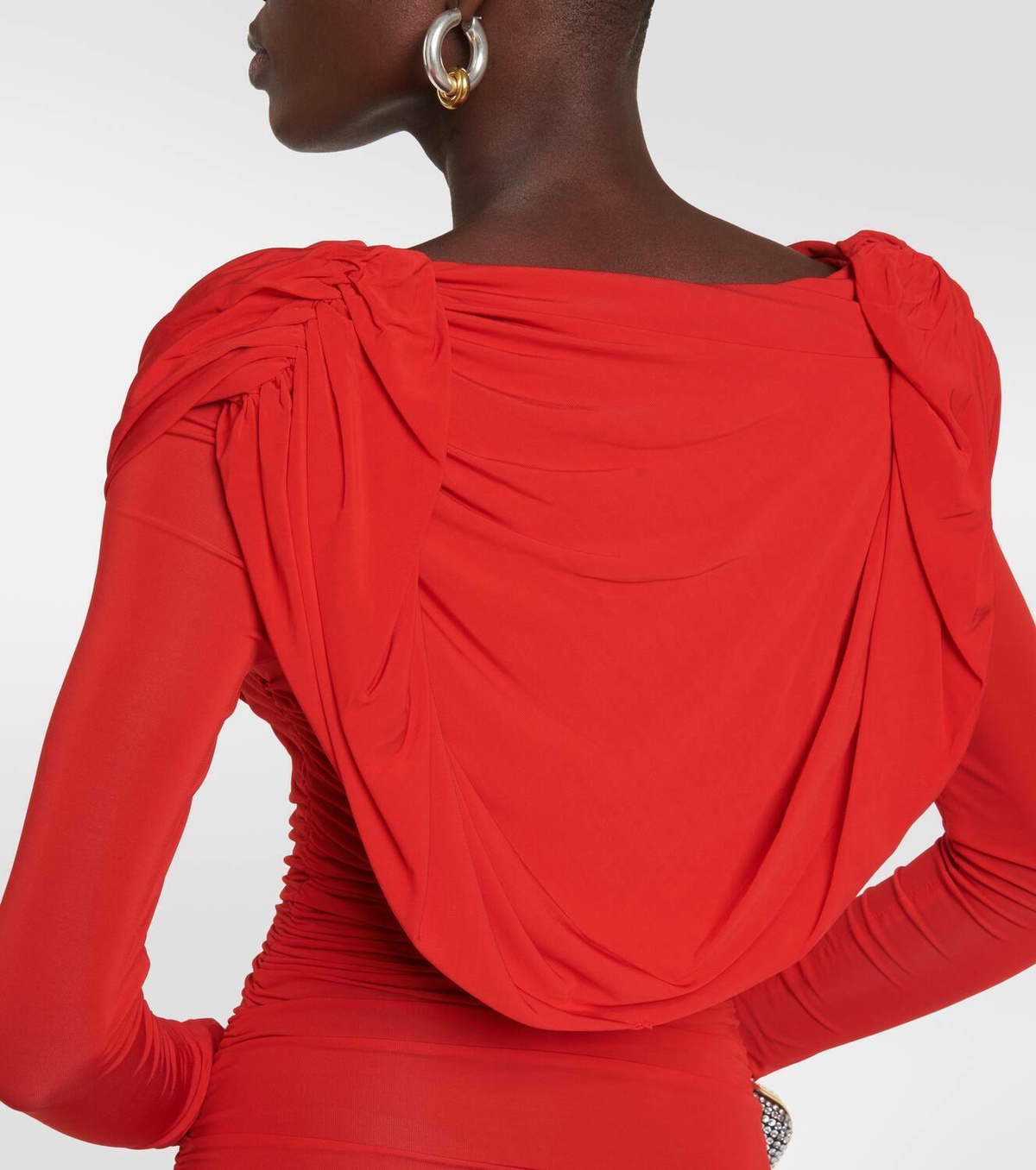Giuseppe di Morabito Hooded jersey minidress