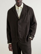 Oliver Spencer - Camberwell Linen Suit Jacket - Brown