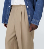 Ami Paris Wool gabardine straight pants