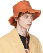 Jacquemus Orange 'Le Bob Artichaut' Bucket Hat