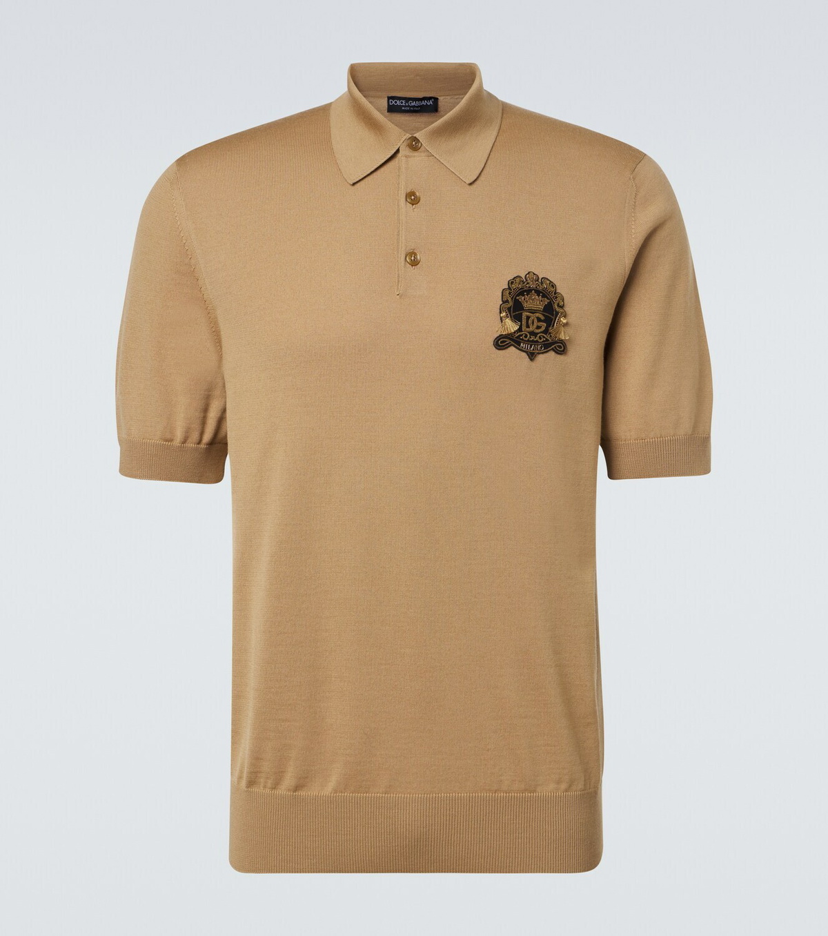 Dolce&Gabbana Virgin wool polo shirt