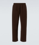 Stone Island Marina logo cotton fleece sweatpants