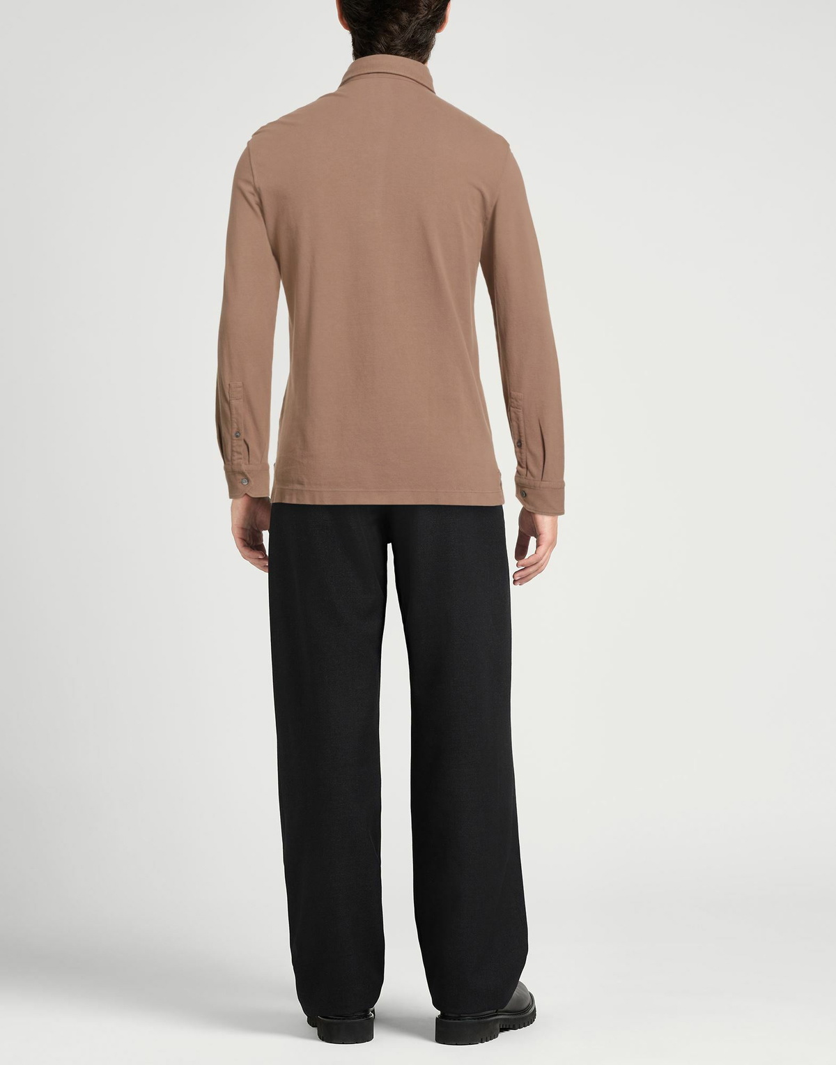 Drumohr Mens Polo shirt in Camel