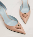 Valentino Garavani Cœur Royal leather pumps
