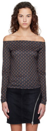 Stine Goya Navy Perry Long Sleeve T-Shirt