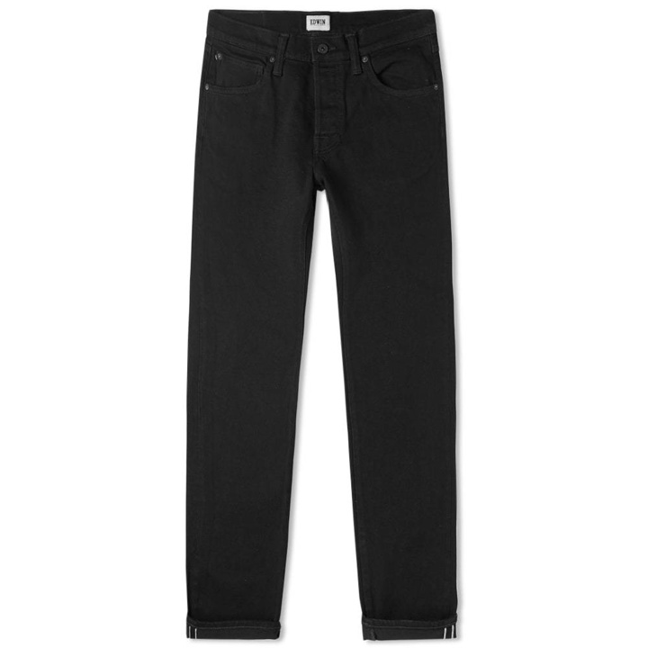 Photo: Edwin ED-55 Relaxed Tapered Jean Black