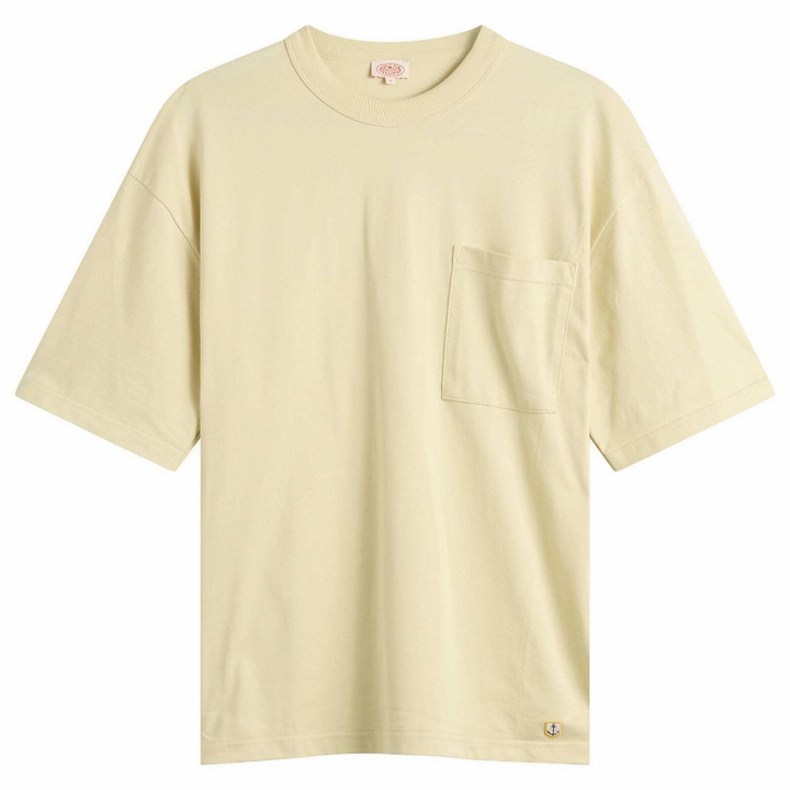 Photo: Armor-Lux Men's Heavyweight Pocket T-Shirt in Gravel