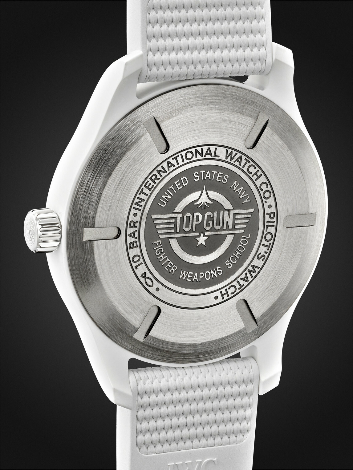 IWC Schaffhausen - Pilot's Top Gun Lake Tahoe Automatic 41mm Ceramic and Rubber Watch, Ref. No.: IW328104
