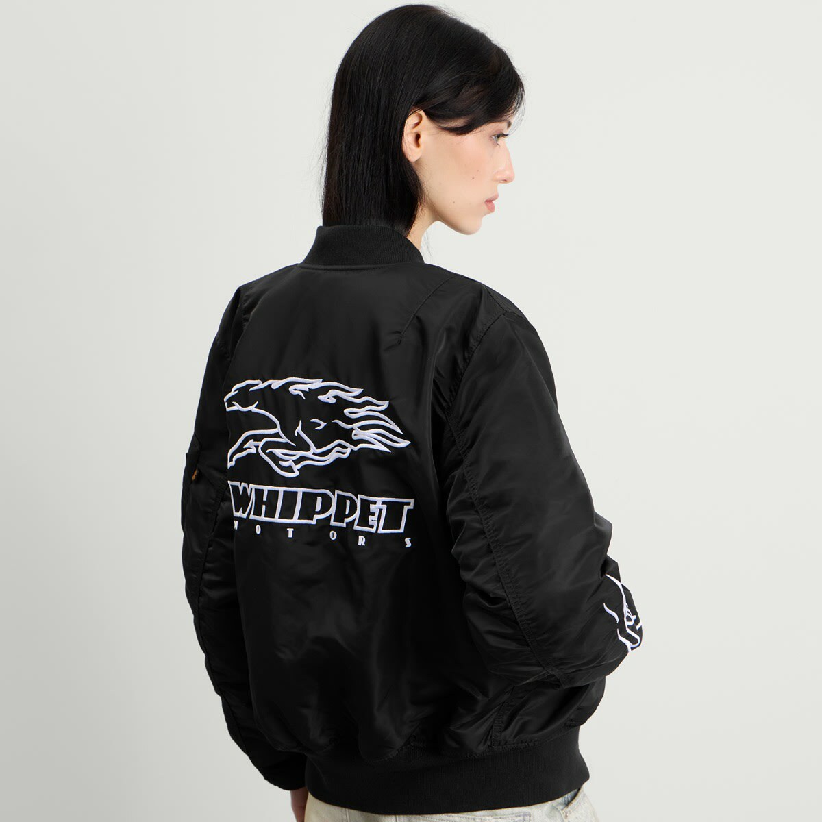 END. x Alpha Industries MA-1 Bomber Jacket in Black