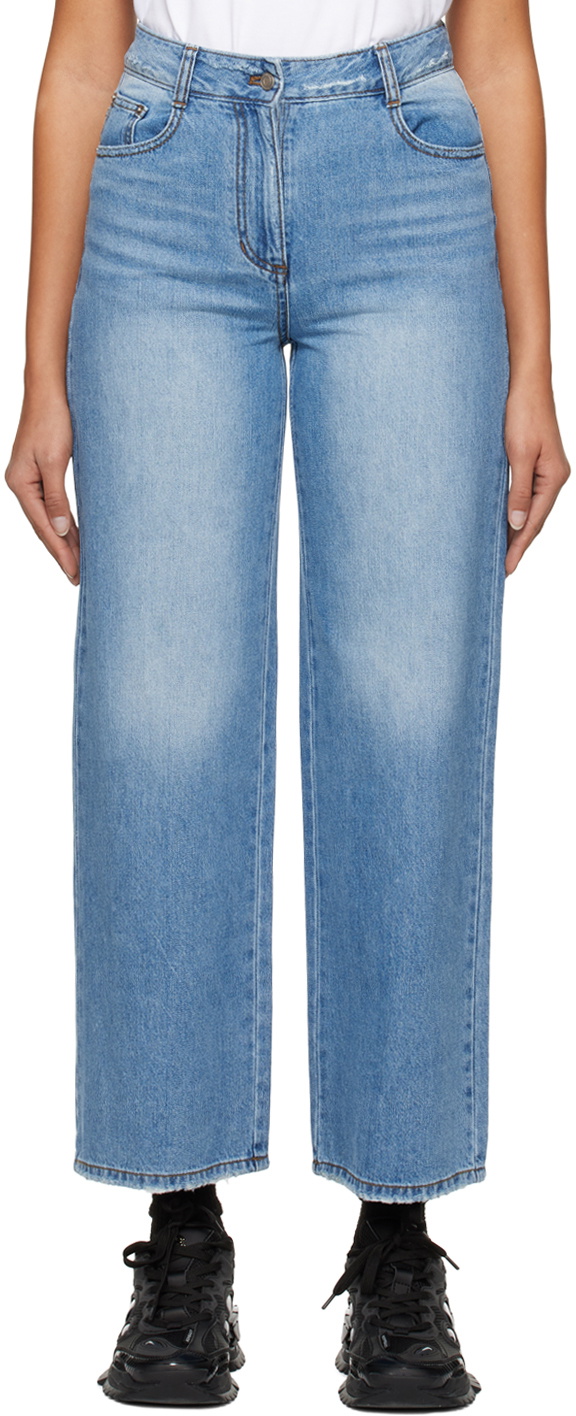 Juun.J Blue Faded Jeans