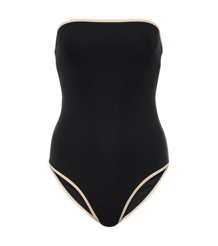 Photo: Toteme Strapless jersey swimsuit