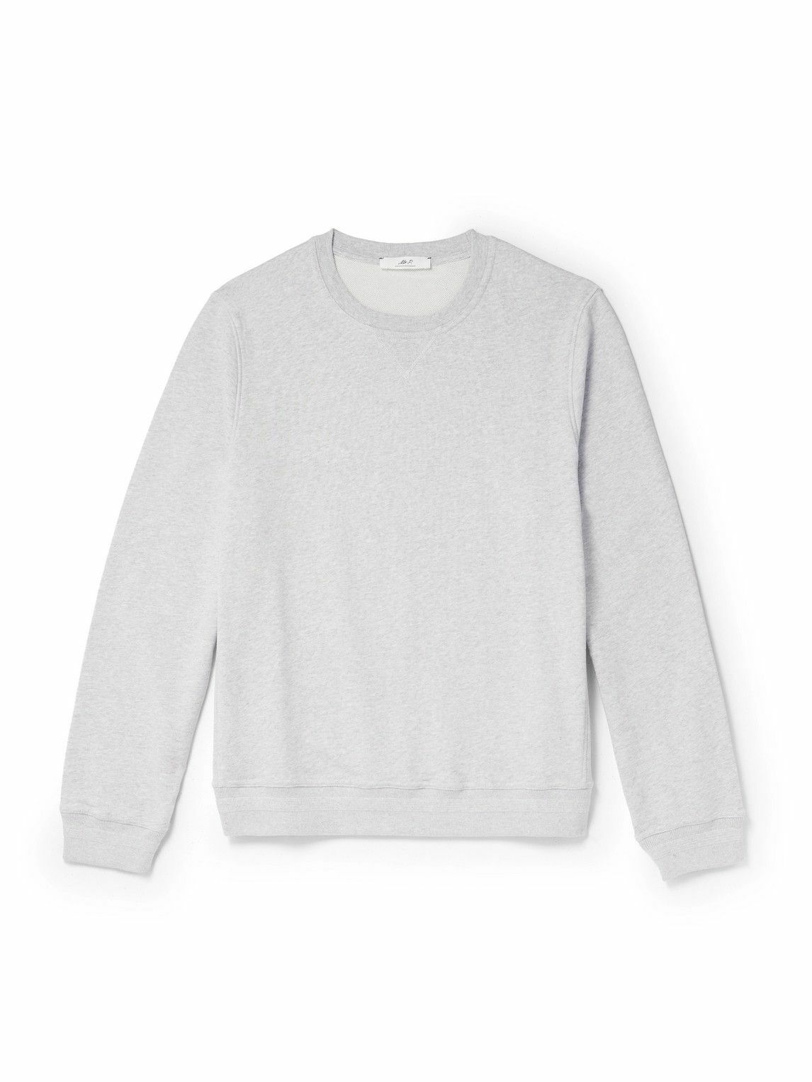 Mr P. - Cotton-Jersey Sweatshirt - Gray