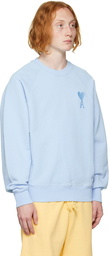 AMI Paris Blue Ami De Cœur Sweatshirt