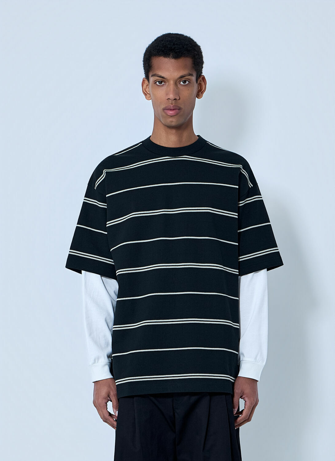 Comme des Garçons Homme Striped Cotton Jersey T-Shirt