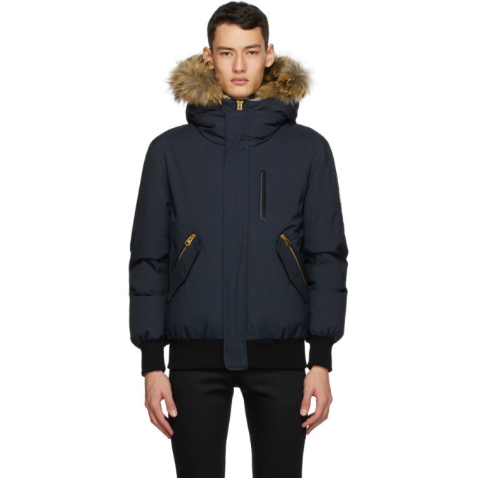 Photo: Mackage Navy Down and Fur Dixon-XR Jacket