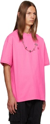 AMBUSH Pink Embroidered T-Shirt