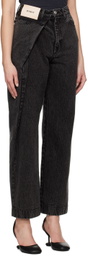 BONBOM Black Tuck Jeans
