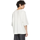 Homme Plisse Issey Miyake White Release T-Shirt