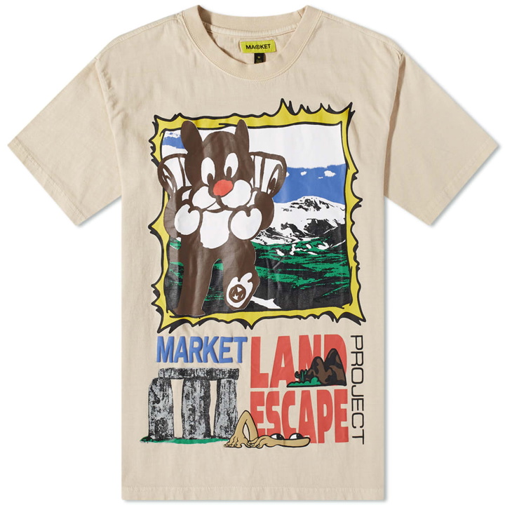 Photo: MARKET Men's Land Escape Project T-Shirt in Coconut