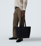 The Row Hector leather tote bag