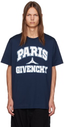 Givenchy Navy Printed T-Shirt