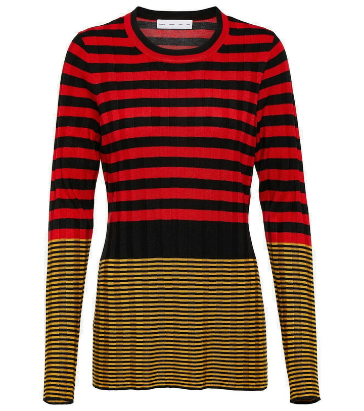 Photo: Proenza Schouler Slinky stripe long sleeve sweater