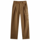 Uniform Bridge Men's Cargo Pocket Trousers in Khaki Beige