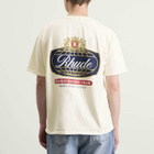 Rhude Men's Safari Crest T-Shirt in Vintage White/Blue/Red