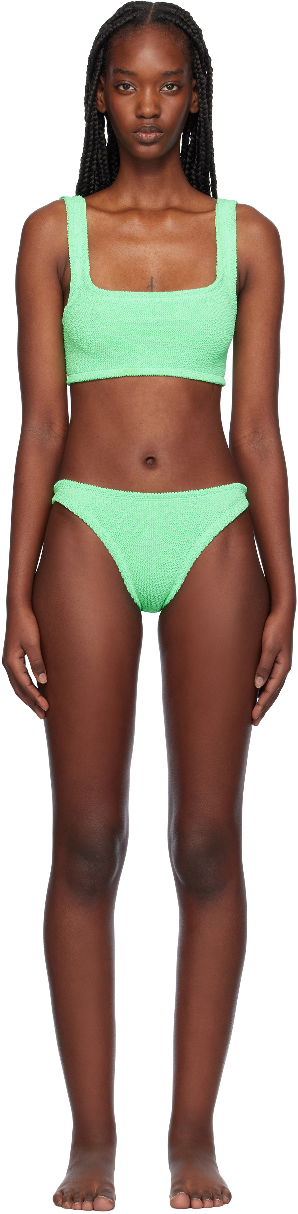 Hunza G Green Xandra Bikini Hunza G