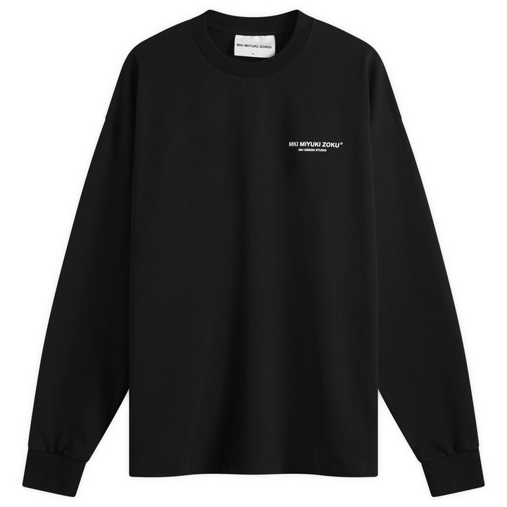Photo: MKI Men's Design Studio Long Sleeve T-Shirt in Black