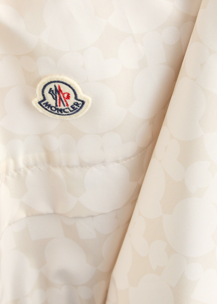 Moncler Ifaty Printed Shell Jacket Cream