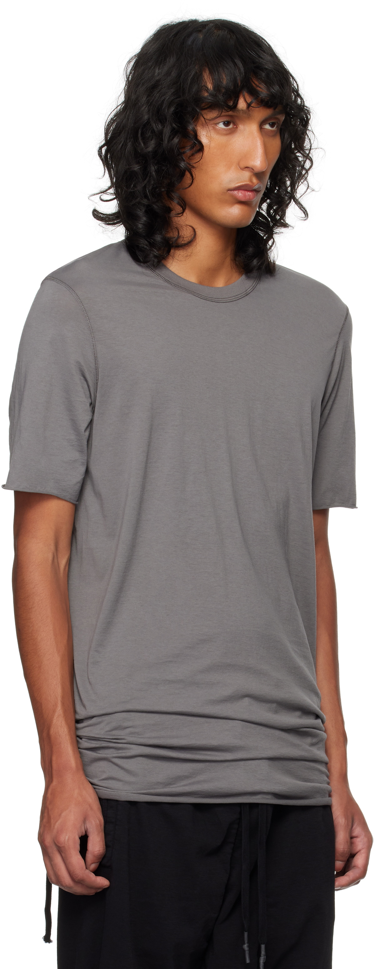 11 by Boris Bidjan Saberi Gray TS1B T-shirt