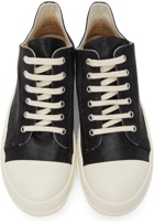 Rick Owens Drkshdw Foil Denim Low Sneakers