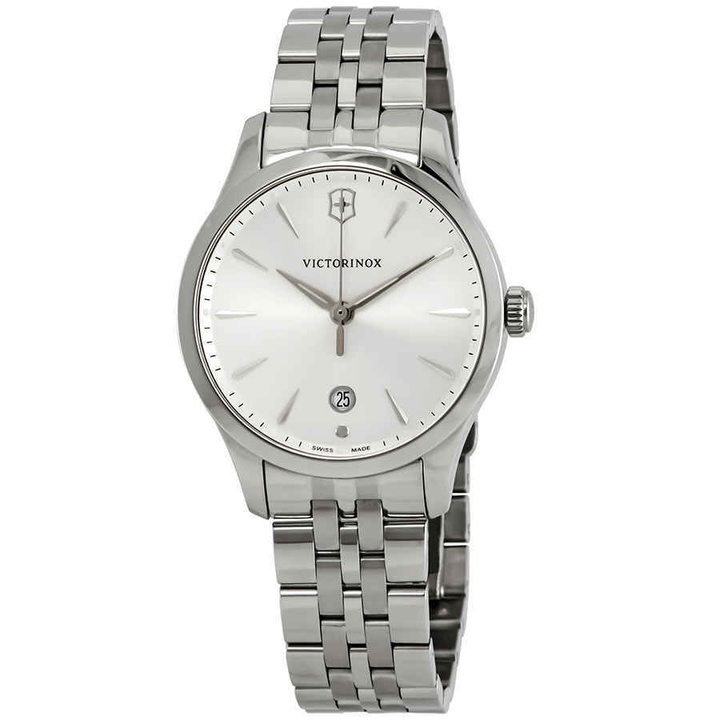 Photo: Victorinox Alliance Grey Dial Stainless Steel Ladies Watch 241828