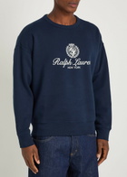 Polo Ralph Lauren Logo-print Cotton-blend Sweatshirt Navy