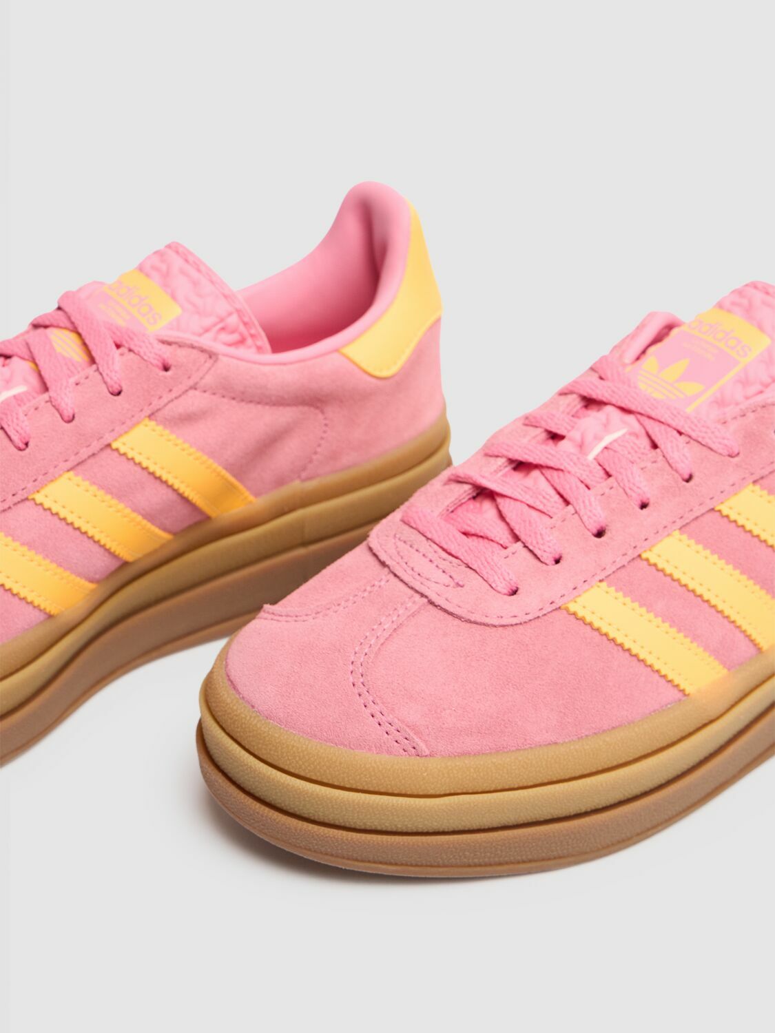 adidas gazelle silver green womens adidas Originals Womens Gazelle Bold Shoes - Shadow Red / Bold Gold main image 1