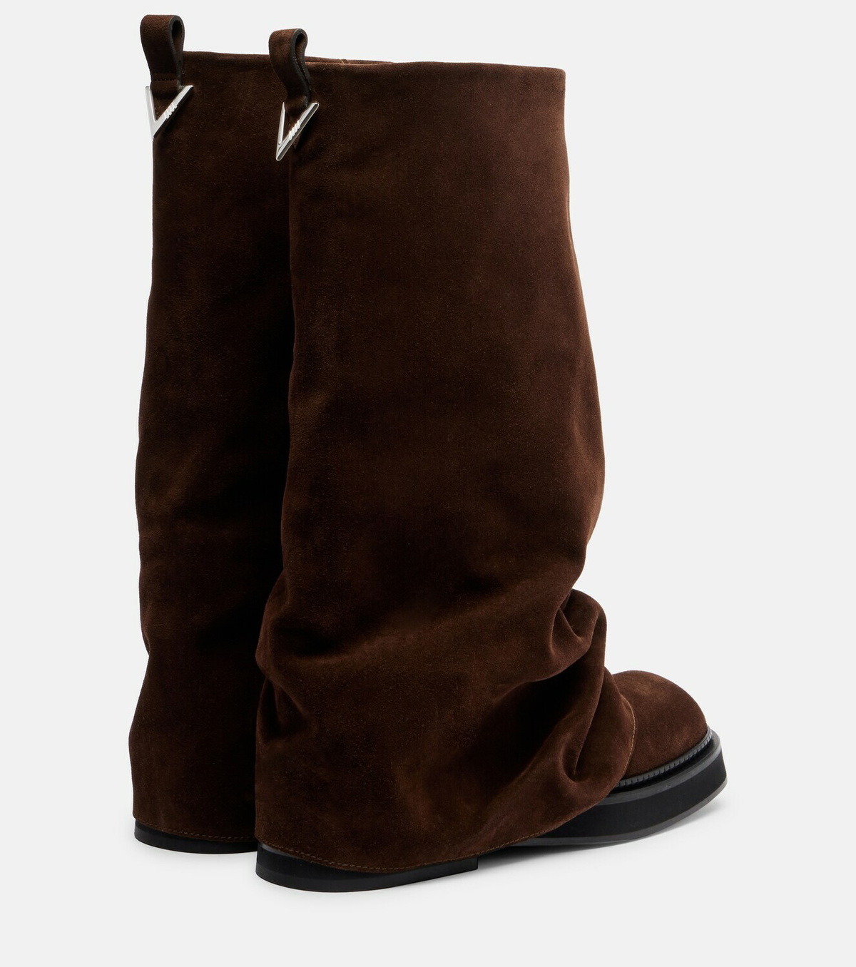 The Attico Robin suede knee-high boots
