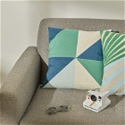 The Conran Shop Ashby Patchwork Cushion Cover in Green/Dark Blue 