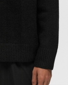ølåf Drift Knitted Crewneck Black Pullovers