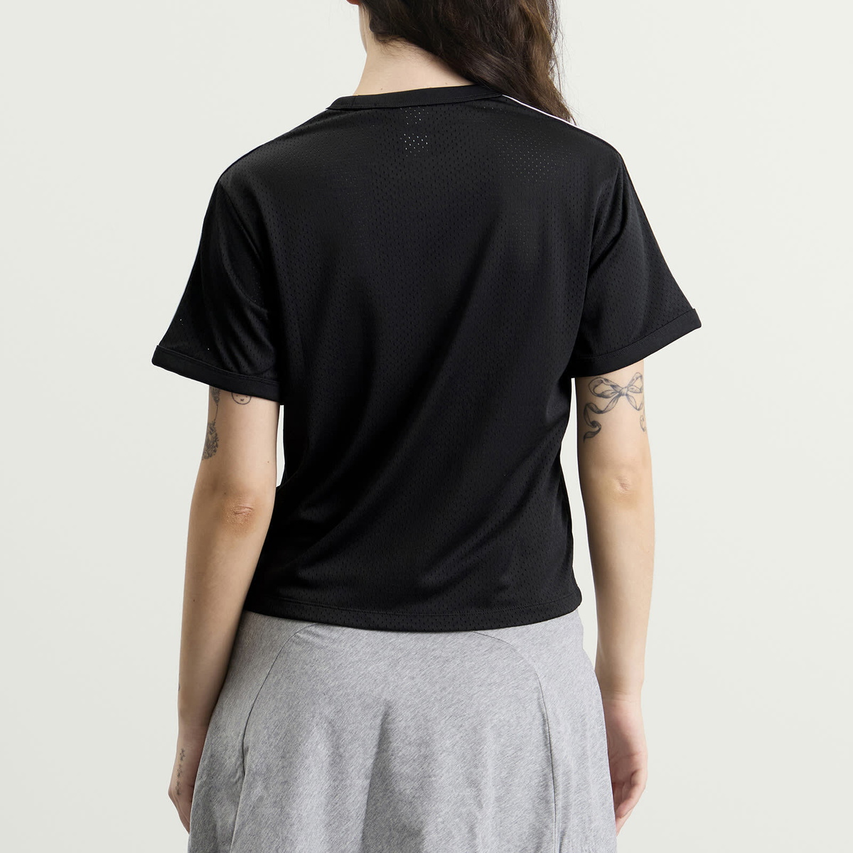 Adidas Women's Mesh T-Shirt in Black/White
