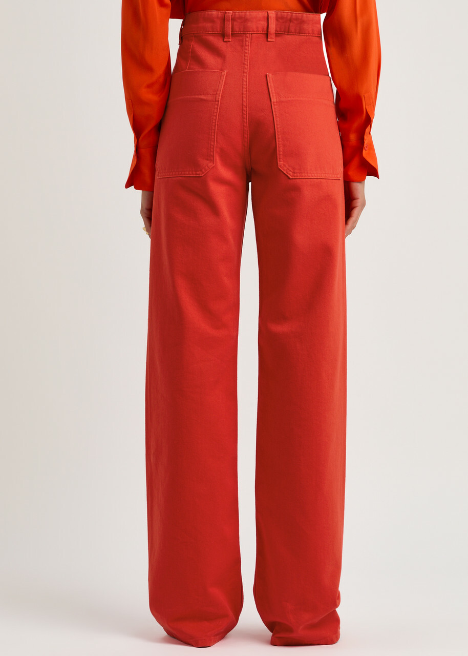 Petar Petrov Dream Lover Straight-leg Jeans Red