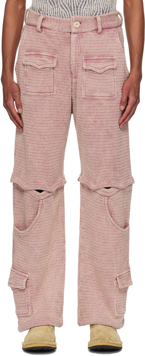 Isa Boulder: SSENSE Exclusive Pink Opposite Cargo Pants | SSENSE