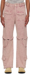 Isa Boulder SSENSE Exclusive Pink Opposite Cargo Pants