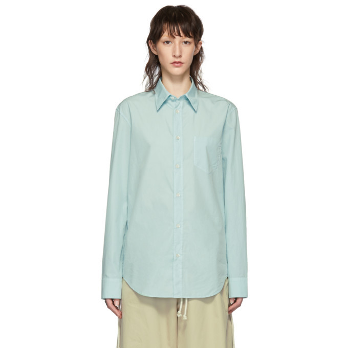Pull En Laine 100% Maison Margiela - Col V Bleu, Taille S (IT 40), Neuf Avec étiquettes