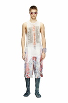 Diesel Floral shorts with cracked over-print - Shorts - Unisex - Multicolor