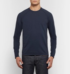 Aspesi - Slim-Fit Cotton-Blend T-Shirt - Men - Navy