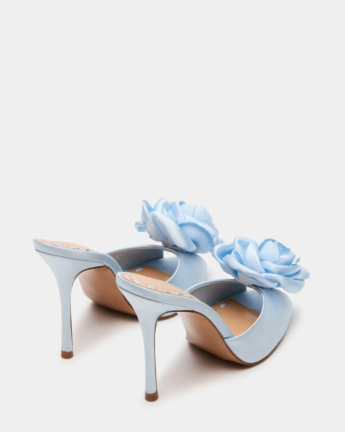 Steve Madden Priyaa-F Heels in Blue Satin