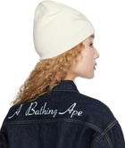 BAPE White Twin Sta Beanie